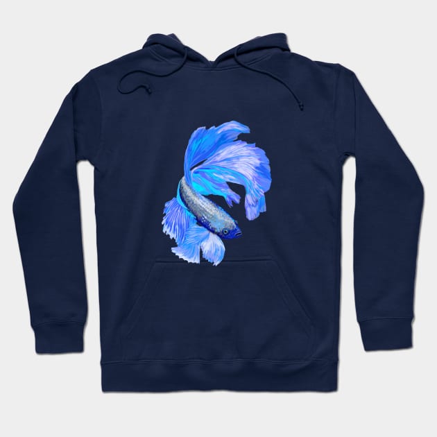 Siamese fighting fish Hoodie by rlnielsen4